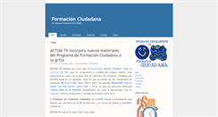 Desktop Screenshot of formacionciudadana.cedure.org